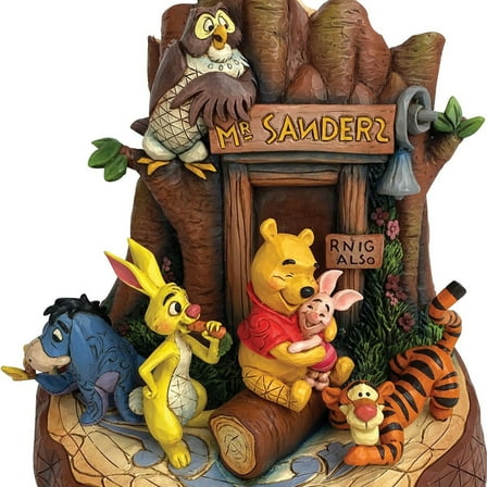 Disney Traditions Winnie the Pooh Carved by Heart Figurine #6010879