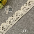 thumbnail image 2 of tredstone 1 Roll Lace Ribbons Supple Portable Sewing Accessory Good-looking Delicate Lace Trim for Dress Party Holiday Wedding Decorations Type11, 2 of 6