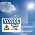 thumbnail image 6 of (2 Pack) Electrical Service Main Disconnect Sign, 6 of 7