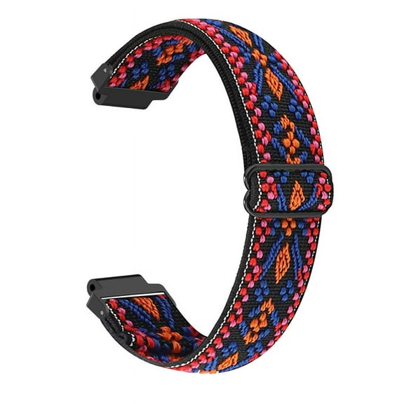 Sweatproof Bracelet for GarminForerunner 735xt Adjustable Nylon Braided Replacement Bands Smartwatch Strap