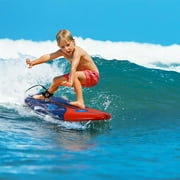 Costway 6 Surfboard Foamie Body Surfing Board W/3 Fins & Leash for Kids Adults Red