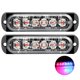 thumbnail image 1 of Luces de conducción diurna de 6 LED ultrafinas para automóviles/motocicletas/camiones (rojo + azul) JShteea Accesorios para autos y motos, 1 of 3
