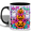 Black, variant on Cute Ghost Pumpkin Stack Ceramic Mug, Halloween Coffee Cup with Jack O Lanterns, Smiling Ghosts, Bats, Flowers and Glossy Bows, Colorful Spooky Season Gift for Halloween Lovers and Friends, 11 oz