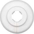 thumbnail image 4 of 10 Pack Single Rosettes For Radiator Tubes, Heater Pipe Cover, Rosette, Ring, 21mm, White Polypropylene (21mm), 4 of 5