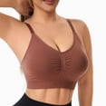 thumbnail image 4 of Wensltd Women Back Closure Sports Bras for Running Yoga Fitness Back Design Solid Color Breathable Full Support Daily Comfort Bras, 4 of 8