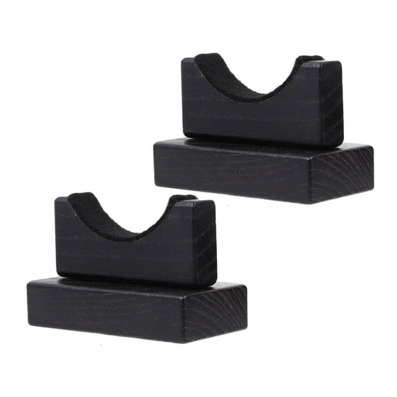 WHAMVOX 2 Pcs Holder Bat Rack Baseball Bat Support 9X6CM Black