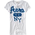 thumbnail image 1 of Aeropostale Aero 1987 Ny Painted Look Camiseta gráfica para mujer, blanca, extragrande, 1 of 1
