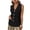 Black, variant on YUGYXL Womens Sleeveless Vests Summer Button Down V Neck Lightweight Cardigan Trendy Knit Comfy Tank Top with Pockets Wine L