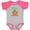 Heather and Hot Pink, variant on Inktastic Maui Hawaii Vacation Tiki Boys or Girls Baby Bodysuit