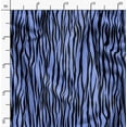 thumbnail image 2 of Soimoi Blue Poly Georgette Fabric Wild Animal Skin Print Sewing Fabric BTY 52 Inch Wide, 2 of 6