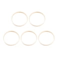thumbnail image 1 of 1 bolsa de 5 anillos atrapasueños redondos de madera de bambú de 29 cm de diámetro, herramientas para manualidades (beige), 1 of 7