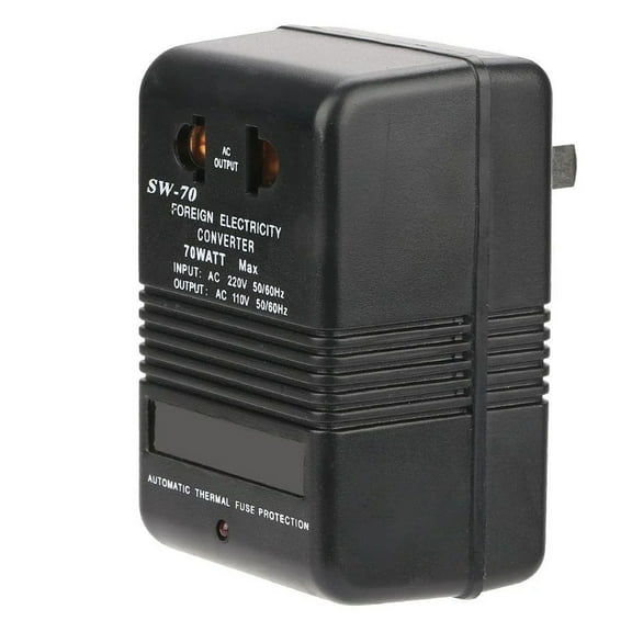 Step Down Voltage Transformer, Travel Converter for Safe Global Usage of Small Appliances