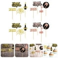 thumbnail image 5 of EXHUMKY Exhumky Glitter Cake Toppers Assorted Color for New Year Eve Party Decor, 5 of 6