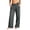 Dark Gray wide leg pants for women a1, variant on Women's Wide Leg Pants Elastic with Pockets Casual Lounge Workout Trousers, Beige S
