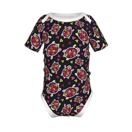

Coaee Ladybug for Soft Baby Short-Sleeve Bodysuit Baby Climbing Clothes Baby Girls Boys Bodysuit Romper-18 Months
