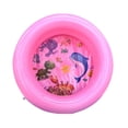 thumbnail image 2 of Trayknick Baby Bathtub Baby Pool,Round Shape Cartoon Pattern Foldable Thickened Pvc Circle Water Toy Accessories 2 Rings Inflatable Kids Ball Pit Pool Baby Supplies, 2 of 13