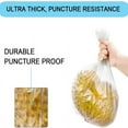 thumbnail image 3 of EIGTHTAIL Small Trash Bags  Disposable Mini Garbage Plastic Bags  High Density  Thin  Lightweight  For Office  Home  Hospital  Wastebaskets  30 Counts Clear Trash Bags, 3 of 8