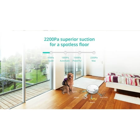 360 - S9 LiDAR Dual-Eye Vacuum+Mop Combo Robot Cleaner - White