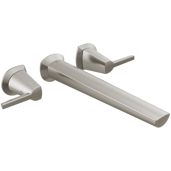 Delta T5771-SS-PR-WL Galeon Double Handle Wall Mounted Tub Filler Trim - Lumicoat