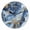 Blue-White Fluid Marble, variant on 10 Inch Wall Clock Battery Operated Square Clock for Office, Kitchen, Outdoor, Living Room, Brown Acoustic Guitar With Scuff Marks