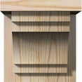 thumbnail image 2 of 7 1/2"W x 8"D x 8"H Mediterranean Smooth Corbel w/Backplate, Douglas Fir, 2 of 9