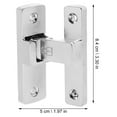 thumbnail image 2 of SEWCHICS Garage Door Locking Slide Latch for Barn Doors Security Protection 1Set, 2 of 6