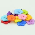thumbnail image 4 of 100pcs Plum Blossom Flower Buttons Garment Plastic Fastener for DIY Decoration Mixed Colors, 4 of 9