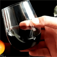 thumbnail image 3 of 48 Stemless Plastic Wine Glasses - 12oz Clear Disposable Party Cups for Parties - Wine Tumblers, 3 of 6