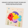 thumbnail image 6 of Elainilye Wooden Puzzles Ages 1-4, Animal Jigsaw Puzzles Set, 6pcs Montessori Learning Toys, Educational Birthday Gifts for Girls Boys Ages 1 2 3 4 - Multicolor, 6 of 8