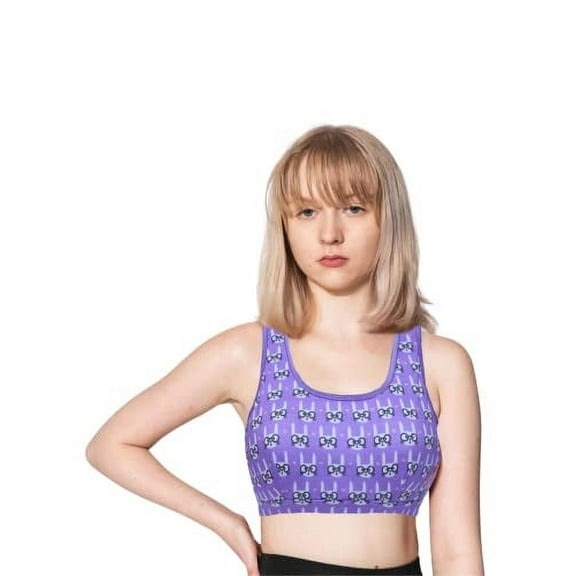 Dchica Girls Sports Training Bras For Teenager Single Front Layering Wide Strap Bra for 14-16 Years