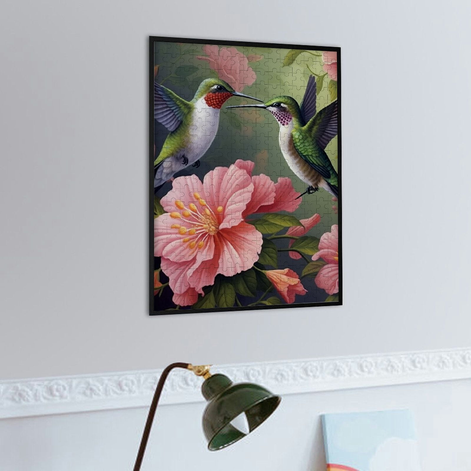 Shiartex Flowery Hummingbird: Premium Jigsaw Puzzle for Adults - Best Challenging Puzzles for Cognitive Workout - Safe Eco-Friendly - Most Popular Leisure Activities 300PCS