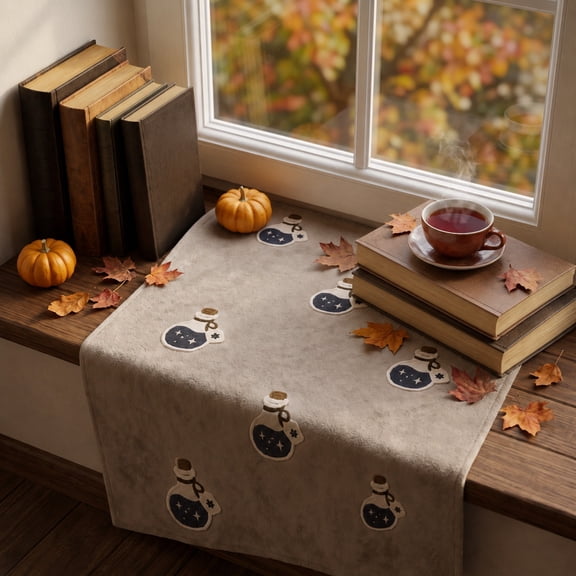 huayou Halloween Magic Potion Print Throw Blanket, 39.37in x 59.06in Decorative Blanket, Sofa Cover for Holiday Indoor Home Party Decoration