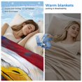 thumbnail image 2 of Eagle Cooling Blanket,Lightweight Breathable Summer Throw Blanket with Double Sided Cold Effect,Rustic Independence Day Red Blue Star Striped Flag Picnic Blankets Bed Sheet for Hot Sleepers 30"x40", 2 of 8