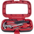 thumbnail image 2 of PYYNA-15-Piece Tool Set - Household Tool Kit with Hammer, Multi-Bit Screwdriver Set, Pliers, Wrench- Tools and Equipment for DIY Projects by (Red), 2 of 4