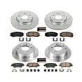 thumbnail image 3 of PowerStop Front and Rear Z23 Evolution Sport Carbon-Fiber Ceramic Brake Pad and Drilled & Slotted Rotor Kit Fits: KIA Select Models K6303, 3 of 10
