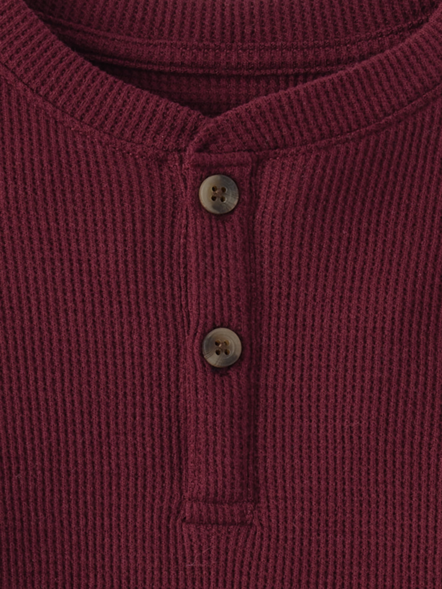 The Children's Place Toddler Boys Long Sleeve Thermal Henley Top, Sizes 6M-5T