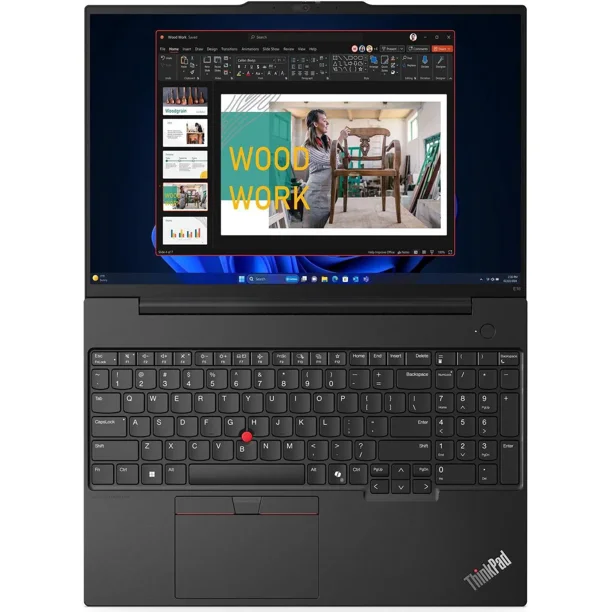 Lenovo ThinkPad E16 Business Laptop with AMD Ryzen 5 7535HS, 16GB