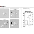 thumbnail image 5 of Berta 110 Degree Full Overlay Soft Closing Clip on Frameless Cabinet Hinges (20 Pack), 5 of 6