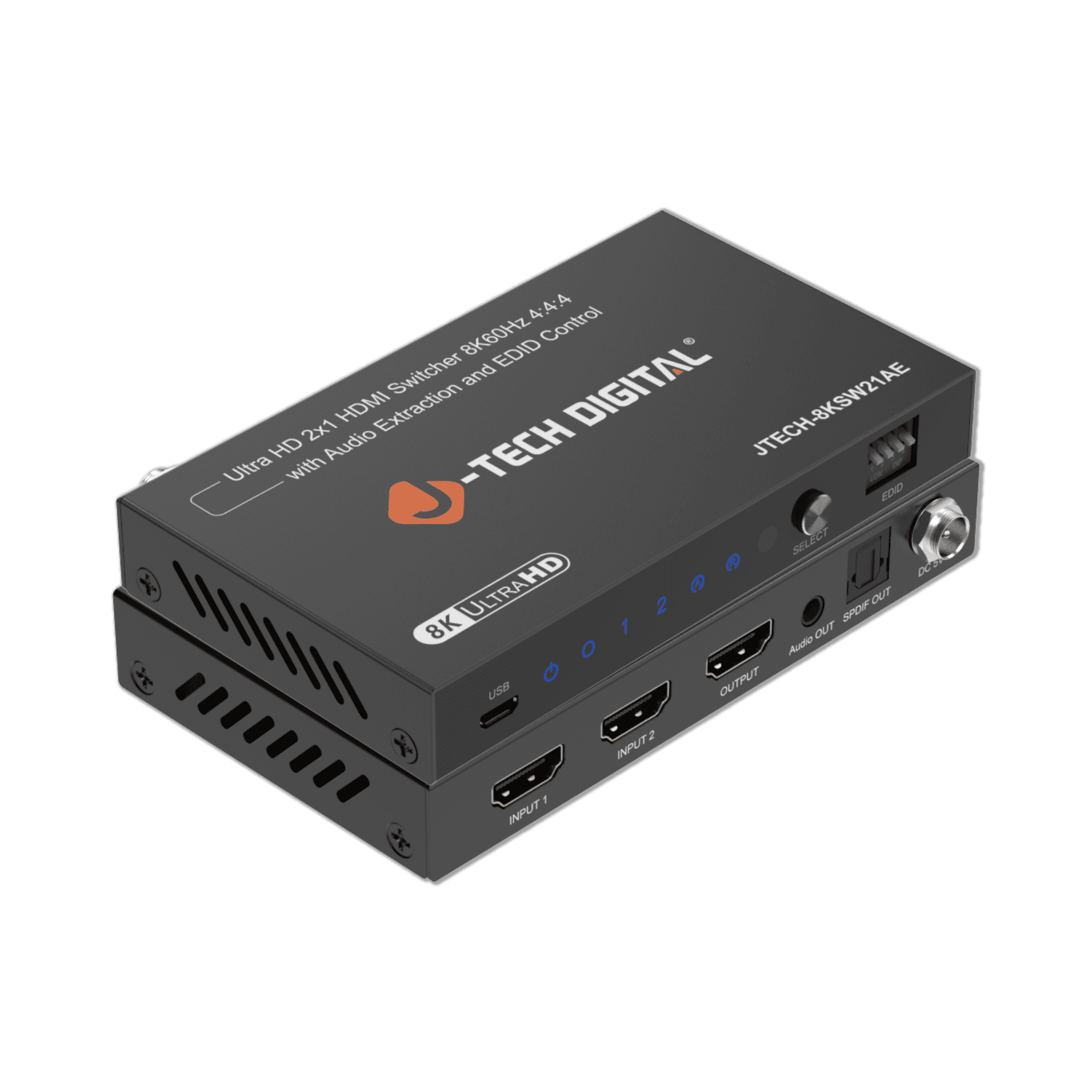 HDMI EARC Audio Extractor 4K@60Hz With Optical Port & 3.5mm Jack