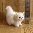 thumbnail image 3 of Brondbend Cute Simulation Cat Plush toy Realistic Lifelike Cat Kitty Stuffed Animals Model Doll Gift Collection for Kids up to 65% off, 3 of 4