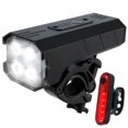 thumbnail image 1 of Juego De 4 Luces Led Para Bicicleta 1500Lm Faro Delantero Y Luz Trasera Para Bicicleta Con Batería De 5200Mah 7 Modos De Iluminación Ipx5 Luz De Seguridad Trasera Delantera Impermeable Para Bicicleta Muyoka Hogar, 1 of 6