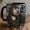 Black, variant on Flight Attendant Mug 3D Effect Airplane Window Passport Suitcase Travel Gift