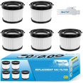 thumbnail image 1 of WWS-5 Pack Filtres de Remplacement HEPA DCV5011H Compatibles avec Aspirateur à Main Sans Fil DEWALT DCV501HB, 1 of 4