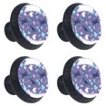 thumbnail image 2 of 4 Pcs Animals Purple Knobs for Kitchen Cabinet Cupboard Dresser Bookcase Drawer Pulls Handles Round Home Decor, 2 of 8