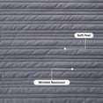 thumbnail image 4 of Mainstays Soft Velvet Pillow Sham, Standard, Soothing Grey, 1 Pack, 4 of 7