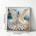 thumbnail image 5 of Angel Pearl Diamond Art Painting Kit with Frame, Beginner-Friendly Pearl Beads Art Craft for Adults, DIY Framed Canvas Wall Decor with Tools, Handmade Gift Idea, 5 of 6