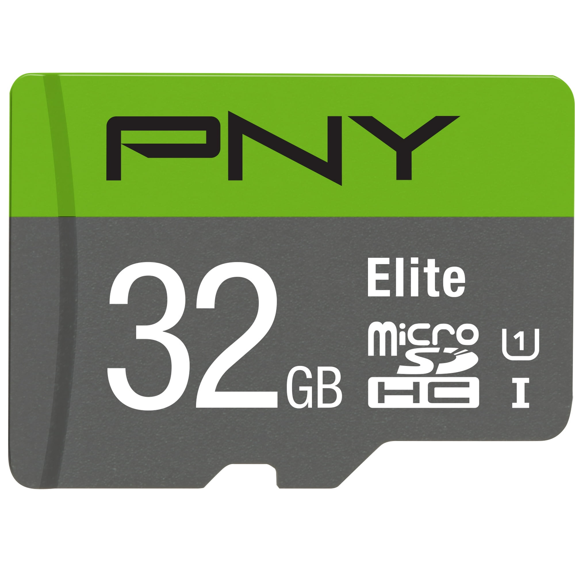 PNY Elite 32GB Micro SDHC Flash Memory Card with SD Adapter