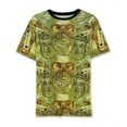 thumbnail image 1 of Camiseta gráfica Heights para hombre diseño de calaveras color amarillo extragrande, 1 of 2
