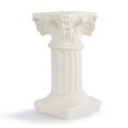 thumbnail image 4 of Pilares romanos blancos Columnas griegas Mini decoraciones de resina para estilo moderno Estatua de decoración para interiores y exteriores (1 pieza, blanco) JAMW Sencillez, 4 of 5