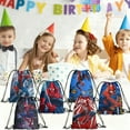 thumbnail image 3 of 12 Pcs Spidem-an Candy Drawstring Bag Drawstring Goodie Favor Bags for Boys and Girls Cartoon Birthday Party Decorations 27x34cm, 3 of 5